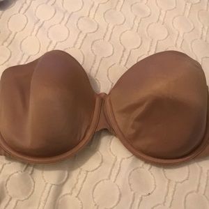 Nude Victoria’s Secret Strapless Bra
